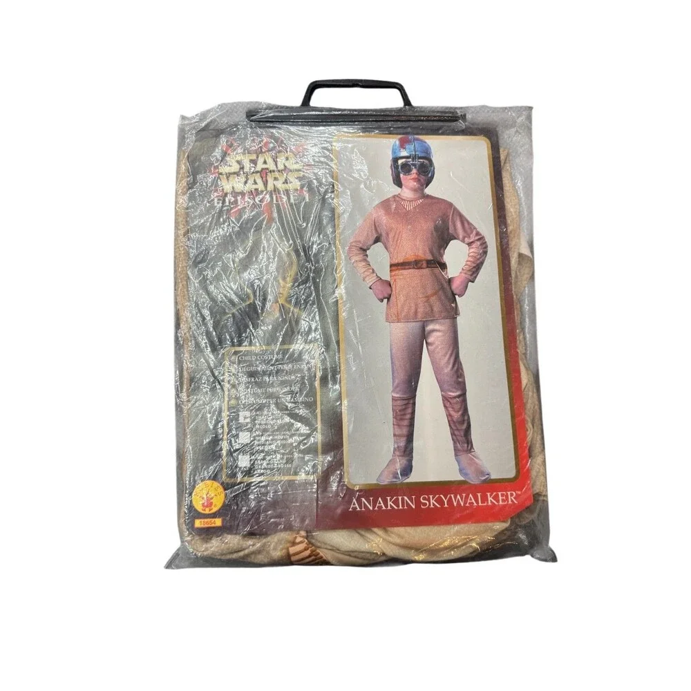 Anakin Skywalker Podracer Pilot Costume Rubies Star Wars Episode I 3-4 Yrs NWT - Picture 4 of 6